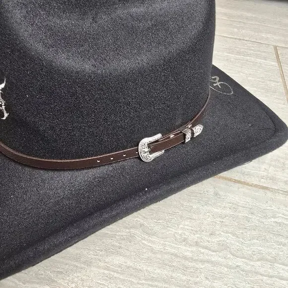 Falling in Reverse SIGNED Ronnie Radke Auto’d Cowboy Hat Official Merch Rare - Picture 2 of 6